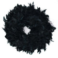  Touch Of Nature 15 In. H X 3 In. W X 15 In. L Black Plush Feather Wreath