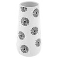  Karma Gifts Milo 6 In. H X 3 In. W X 3 In. L Black/White Ceramic Vase