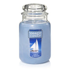 Yankee Candle Blue Life's A Breeze Scent Jar Candle 22 Oz