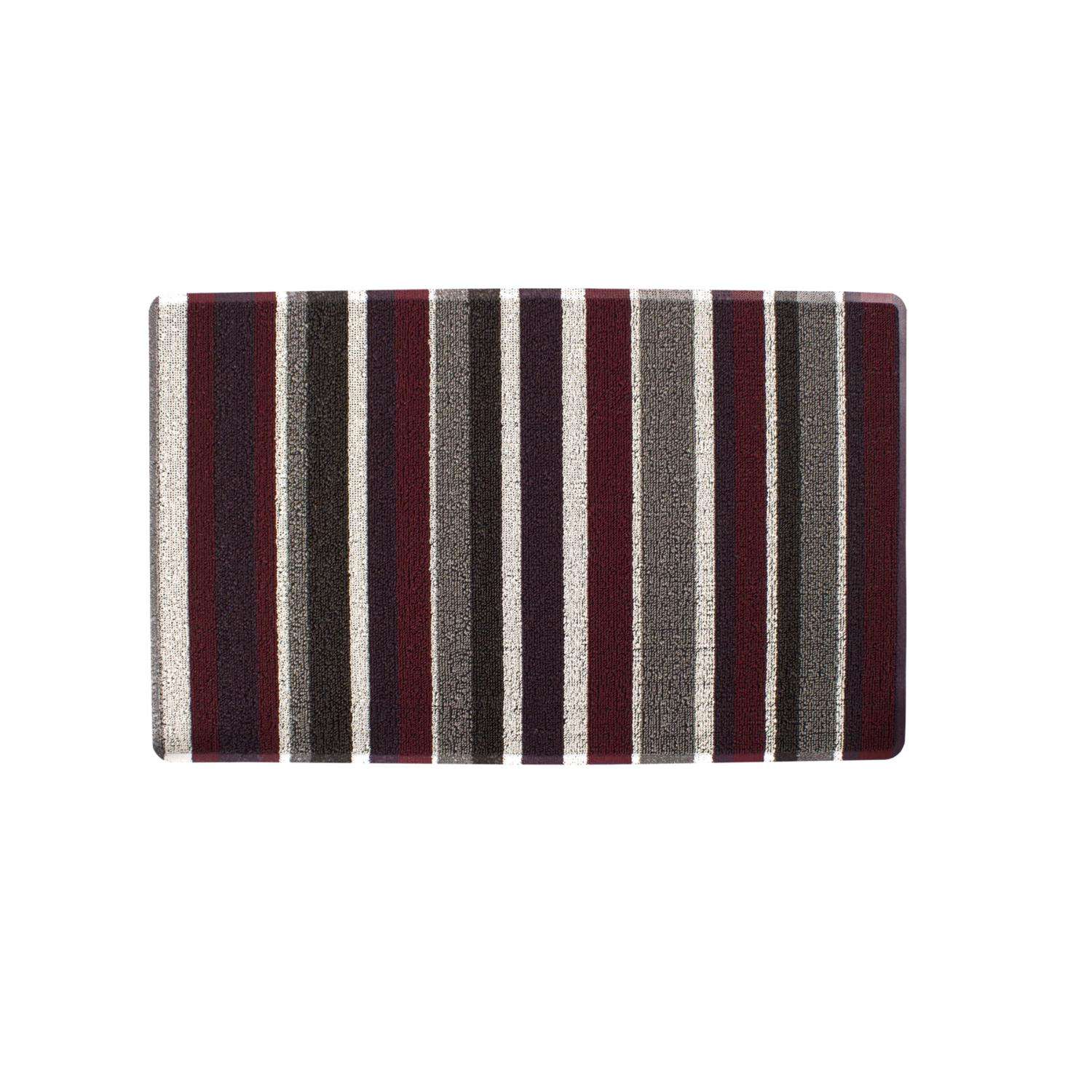  Ritz 29 In. W X 18 In. L Red Tufted Door Mat