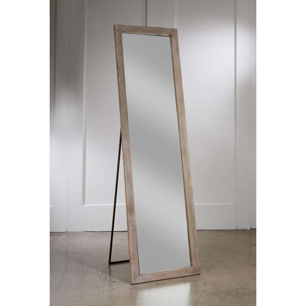  Tripar 60 In. H X 18 In. W Weathered Natural Wood Floor Mirror