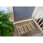  Entryways 30 In. W X 18 In. L Blue Eucalyptus Coir Door Mat