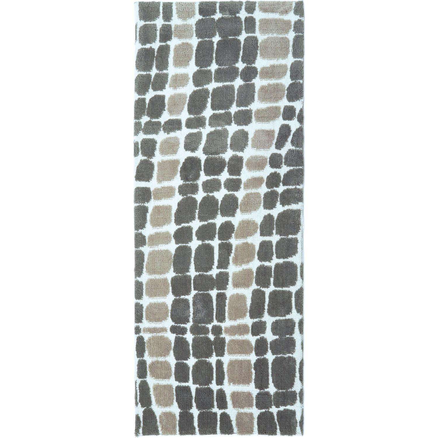  Simples Spaces 54 In. W X 21 In. L Multicolored Fractured Waves Microfiber Polyester Accent Rug