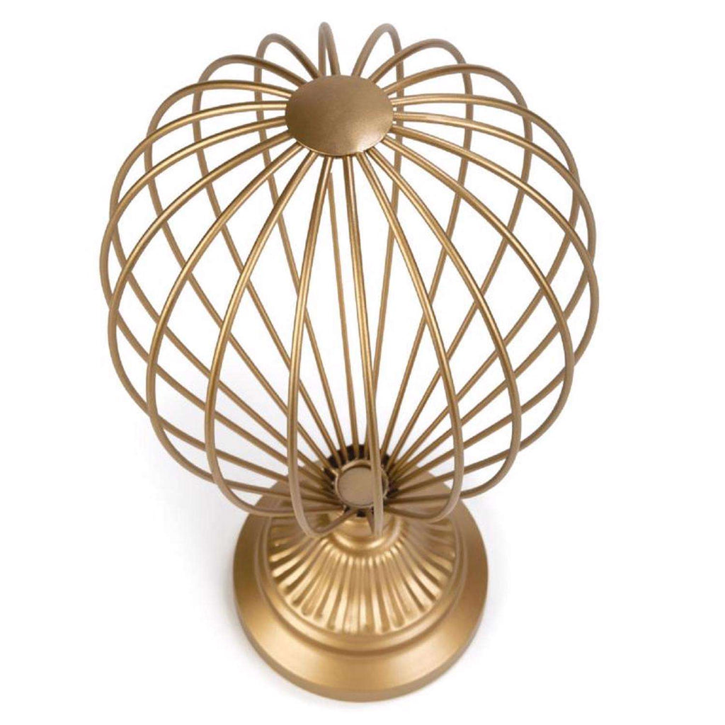  Tripar 13.8 In. H X 6.63 In. W X 6.63 In. L Matte Gold Metal Hat Stand