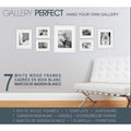  Gallery Solutions Matte White Wood Picture Frame Gallery