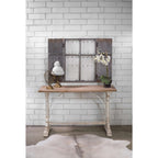 Tripar 31 In. H X 22.25 In. W X 3.4 In. L Weathered Gray Wood Wall Jewelry Armoire
