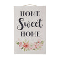  Glitzhome 17.72 In. H X 0.35 In. W X 11.81 In. L Multicolored Wood Wall Sign