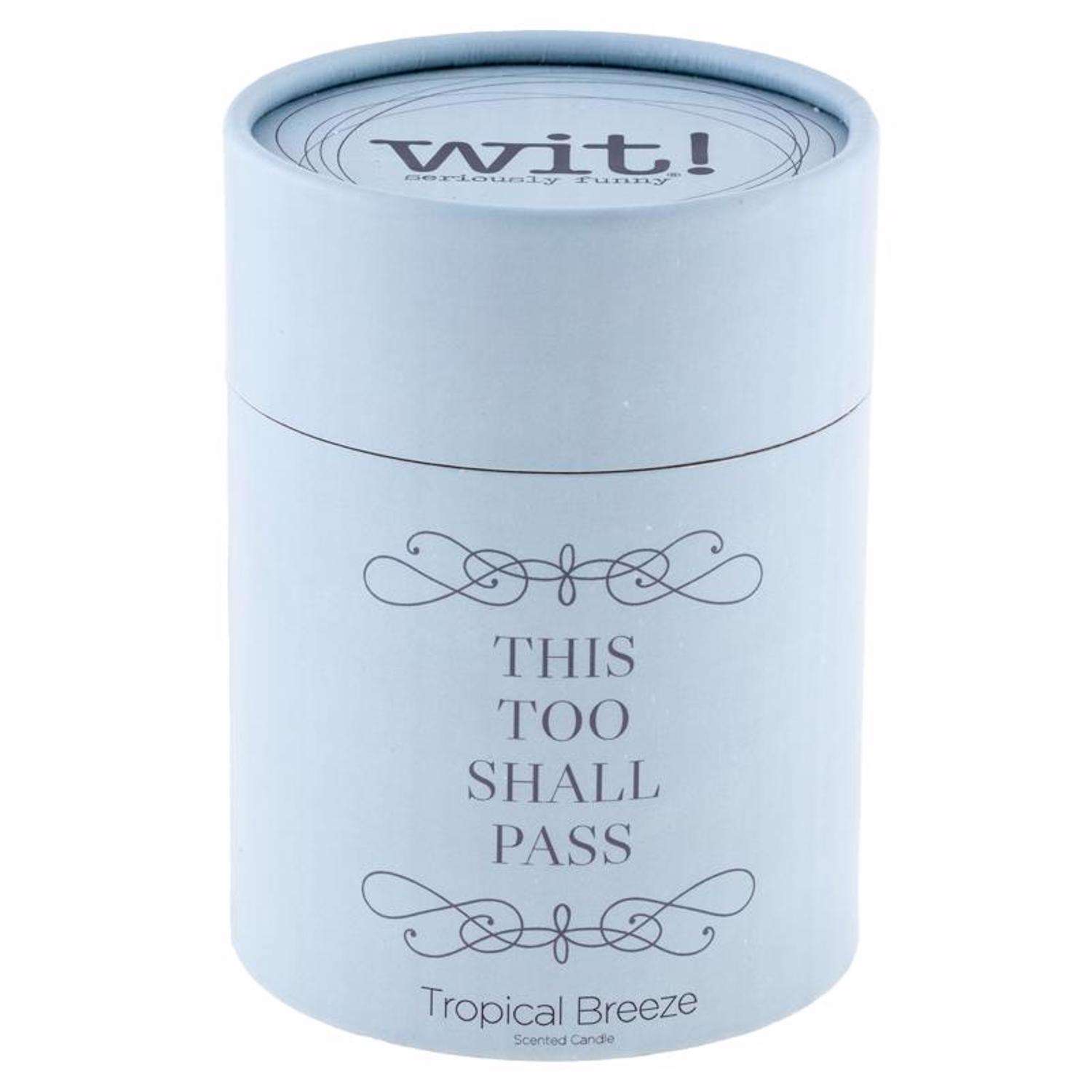  Karma Gifts Blue Tropical Breeze Scent This Too Shall Pass Candle 10.5 Oz