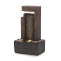  Cascading Fountains 10 In. H X 4 In. W X 5.875 In. L Peaceful Poly Resin Tabletop Fountain
