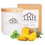  The Rustic House White Cilantro/Pineapple Scent Candle 8 Oz