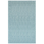  Liora Manne 6.5 Ft. W X 9.33 Ft. L Blue Texture Stripe Polypropylene Accent Rug