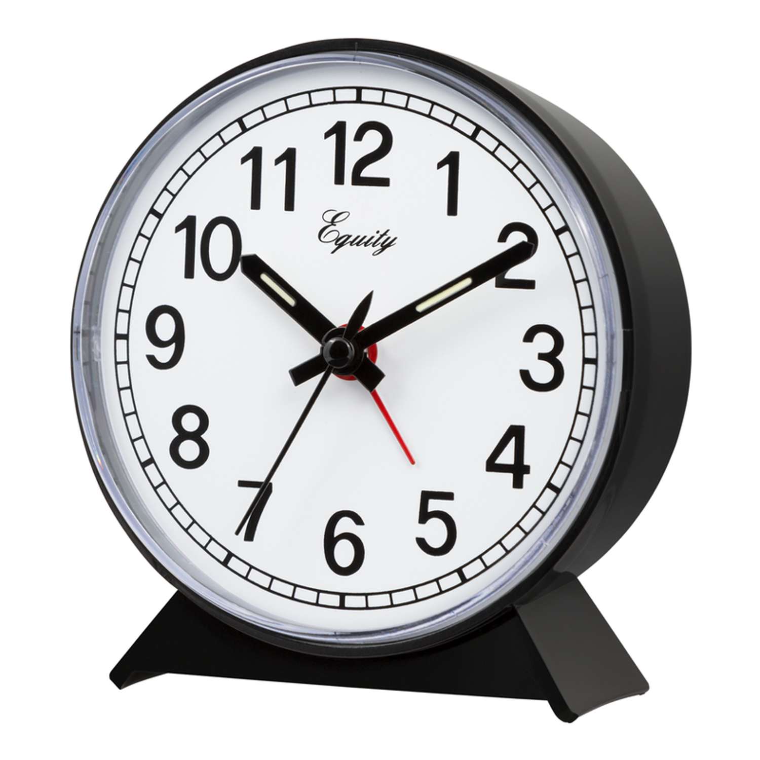  La Crosse Technology Equity 2 In. Black Alarm Clock Analog