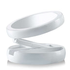  My Foldaway As Seen On TV 13 In. H X 6-1/4 In. W White Plastic Folding LED Mirror
