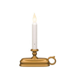  Xodus Innovations Antique Brass/White None Scent Window Candles Flameless Flickering Candle
