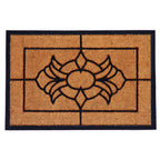  Calloway Mills Viola 2 W X 3 L Black/Brown Rectangle Coir Door Mat
