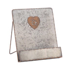  Tripar 13.75 In. H X 11.25 In. W X 11.4 In. L Galvanized Gray Metal Cookbook Stand