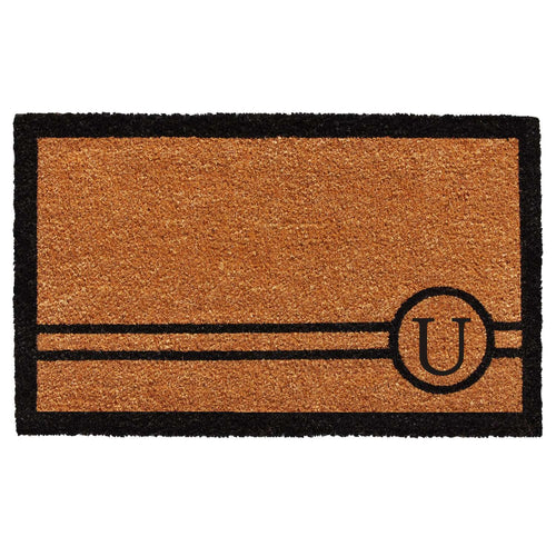  Calloway Mills Chelsea 1.5 W X 2.5 L Black/Brown Rectangular Coir Door Mat