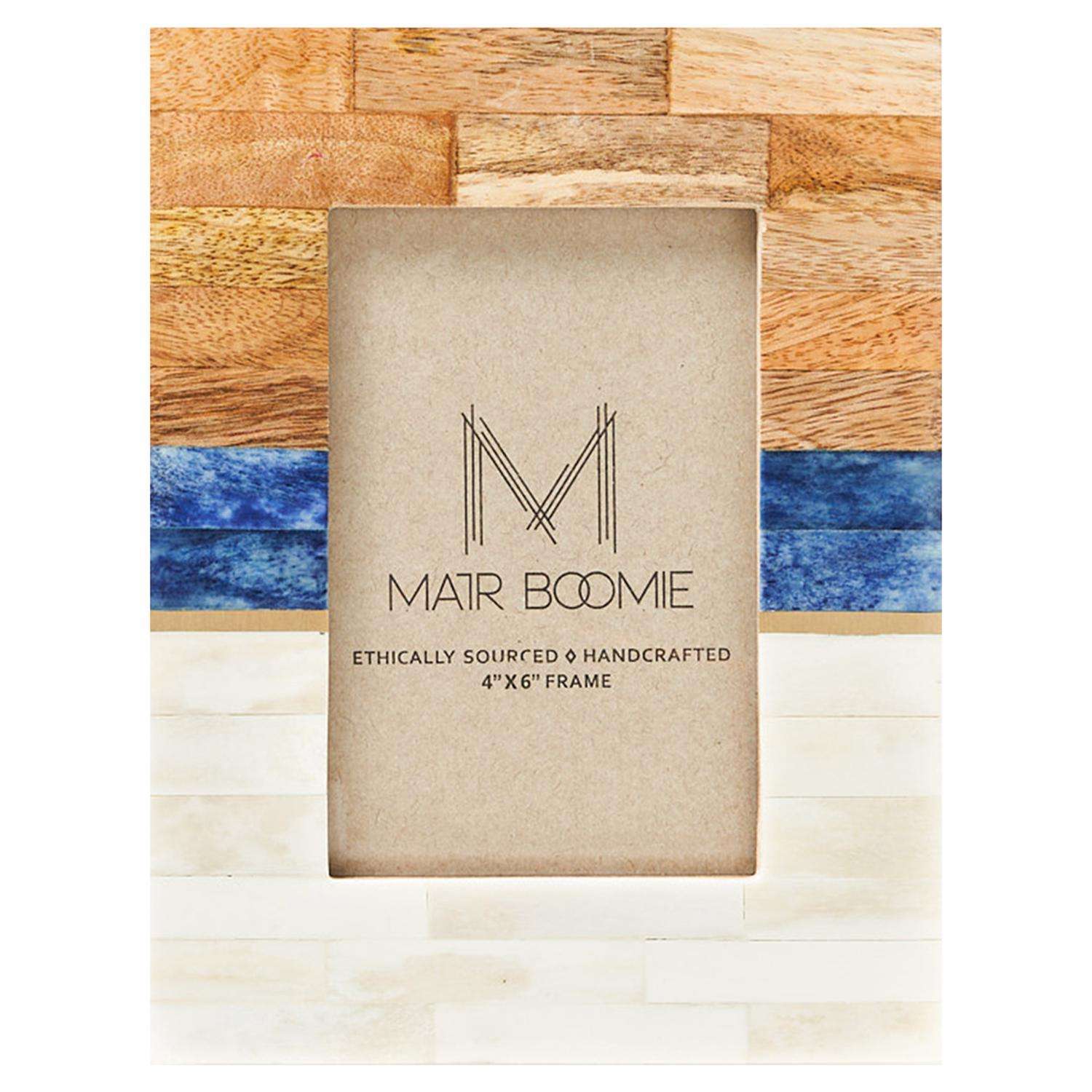 Matr Boomie Kaveri Multicolored Wood Picture Frame 8.5 In. H X 6.5 In. W