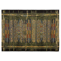  Liora Manne Esencia 1.92 Ft. W X 4.92 Ft. L Green Tribal Stripe Polypropylene/Polyester Floor Mat