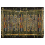  Liora Manne Esencia 1.92 Ft. W X 4.92 Ft. L Green Tribal Stripe Polypropylene/Polyester Floor Mat