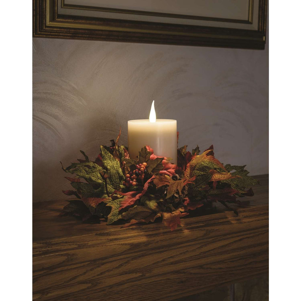  Xodus Innovations Affinity Ivory None Scent Pillar Flameless Flickering Candle
