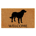  Calloway Mills 1.5 Ft. W X 2.5 Ft. L Black/Brown Coir Door Mat