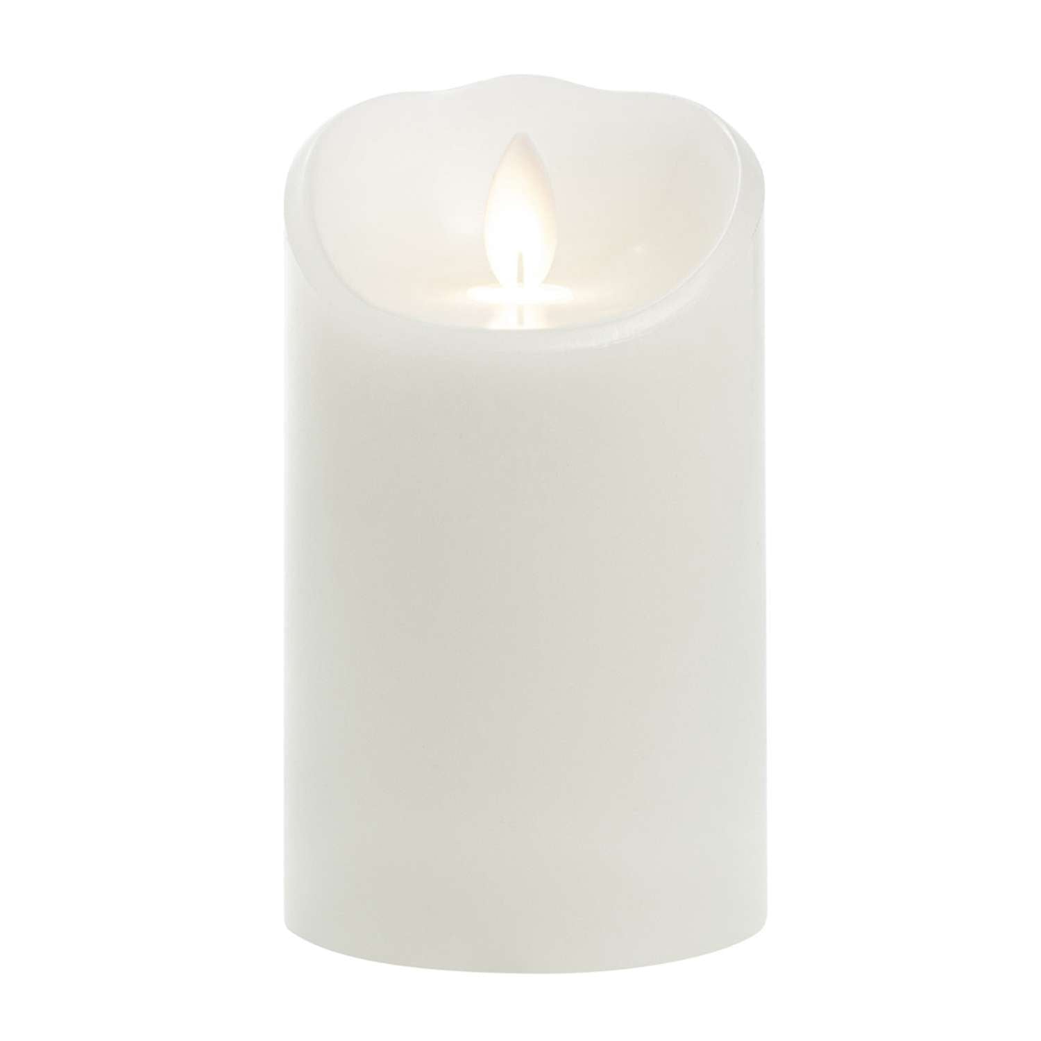  Sterno Home White No Scent Iflicker Smooth Pillar Candle