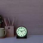  La Crosse Technology Equity 2.75 In. Black Nightvision Alarm Clock Analog Battery Operated