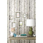  RoomMates 20.5 In. W X 16.5 Ft. L Birch Trees Vinyl Peel And Stick Wallpaper