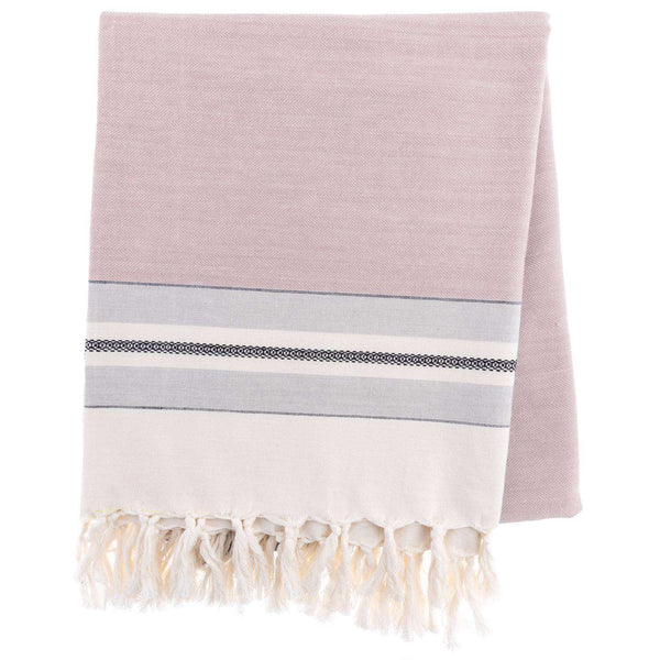  Karma Gifts 60 In. W X 50 In. L Lilac Cotton Beach Throw Blanket
