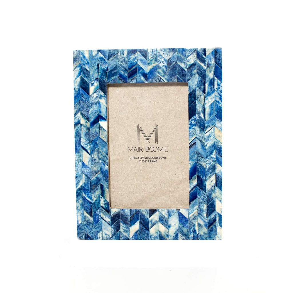  Matr Boomie Artemis Indigo Bone Picture Frame 8.5 In. H X 6.5 In. W