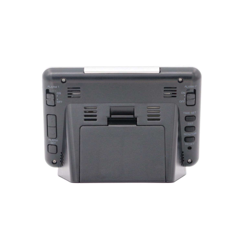  Seiko 5.00 In. Black Alarm Clock Analog Battery Operated