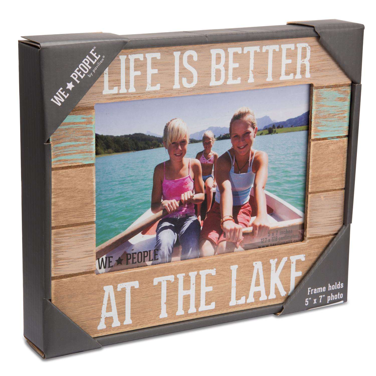  Pavilion We People Natural Brown/White MDF Picture Frame 1.4 In. H X 8.75 In. W
