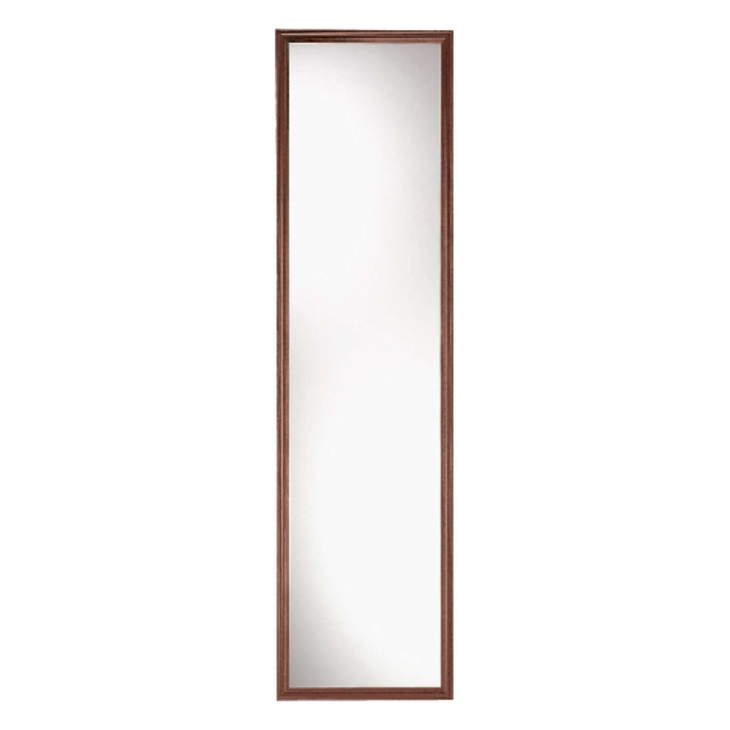  Erias 49 In. H X 13 In. W Natural Brown Plastic Mirror