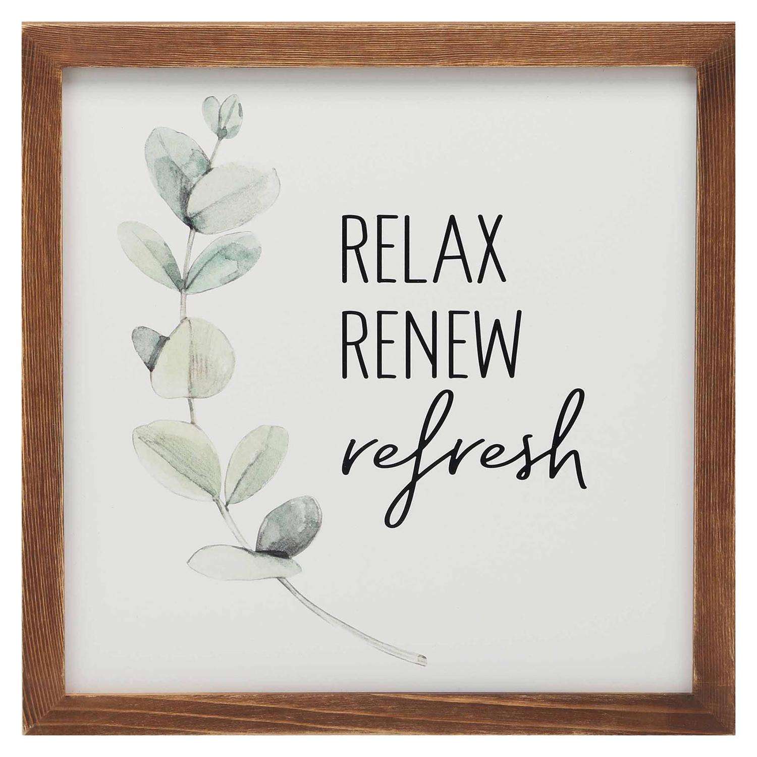  Open Road Brands 12.25 In. H X 0.75 In. W X 12.25 In. L Multicolored Wood Wall Decor