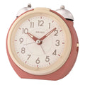  Seiko 4.41 In. Orange Alarm Clock Analog Battery Operated