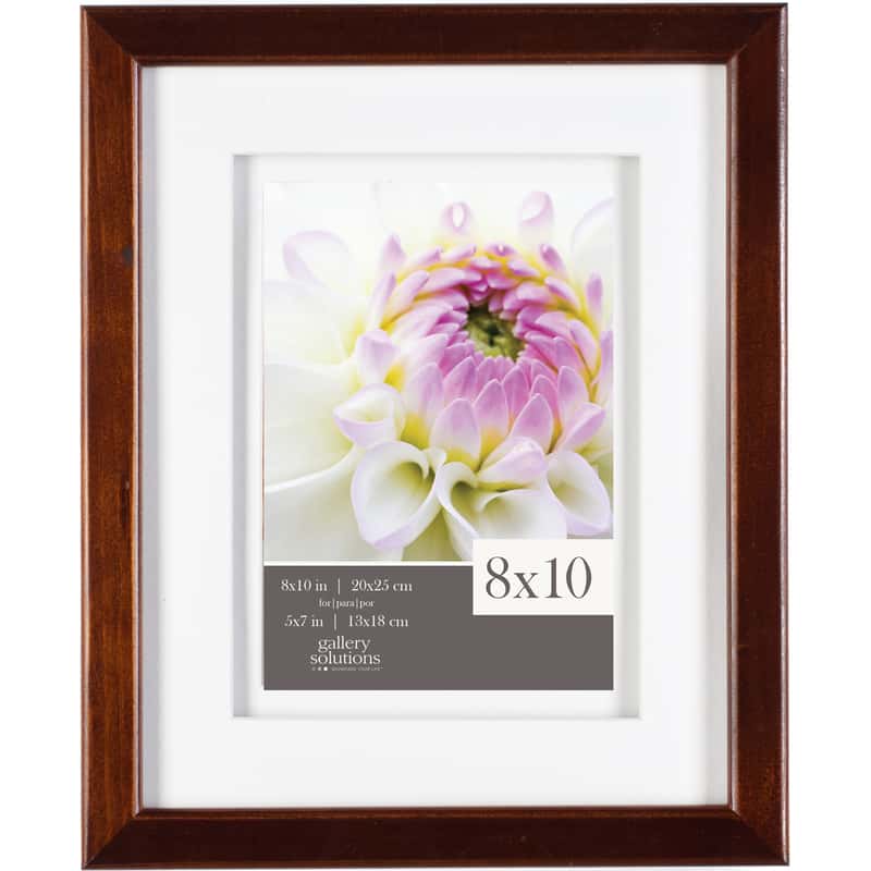  Gallery Solutions Espresso Brown Wood Picture Frame 11.1 In. H X 9.1 In. W