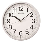 Seiko 12 In. L X 1.81 In. W Indoor Classic Analog Wall Clock Glass/Plastic White