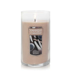  Yankee Candle Tan Seaside Woods Scent Medium Pillar Candle 12 Oz