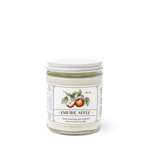  Finding Home Farms White Empire Apple Scent Candle 7.5 Oz