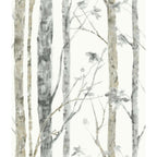  RoomMates 20.5 In. W X 16.5 Ft. L Birch Trees Vinyl Peel And Stick Wallpaper