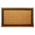  Entryways 30 In. W X 18 In. L Black/Natural With Border Coir Door Mat