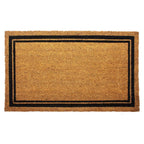  Entryways 30 In. W X 18 In. L Black/Natural With Border Coir Door Mat