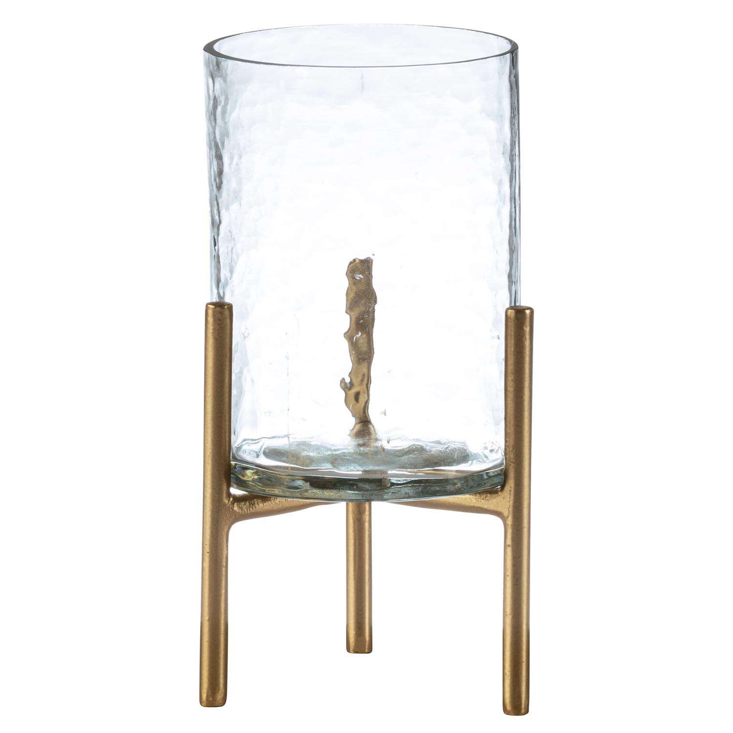  Karma Gifts Riley Clear/Gold Hurricanes Holiday Candle