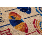  Entryways 30 In. W X 18 In. L Multicolored Fun In The Sun Coir Door Mat