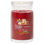  Yankee Candle Signature Red Cider House Scent Candle Jar 20 Oz