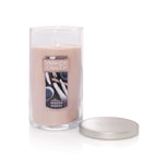  Yankee Candle Tan Seaside Woods Scent Medium Pillar Candle 12 Oz