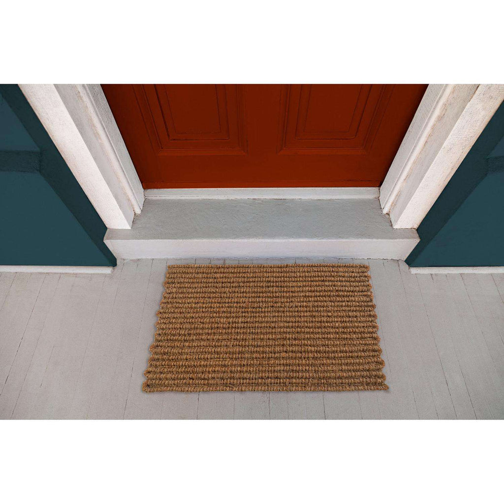  Entryways 30 In. W X 18 In. L Natural Homespun Coir Door Mat