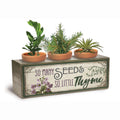  Oak Patch Gifts 10 In. H X 3 In. W X 4 In. L Multicolored Wood Tabletop Potter