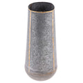  Karma Gifts 30.5 In. H X 13 In. W X 13 In. L Galvanized Gray Iron Vase